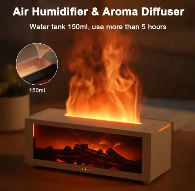Fireplace Simulation Aroma Diffuser Humidifier